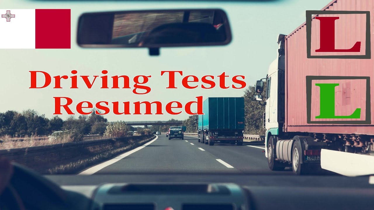 Malta Driving License Tests resumed YouTube