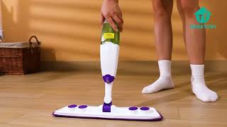 Creative mop head-Fit for Reusable and Disposable Mop Pad