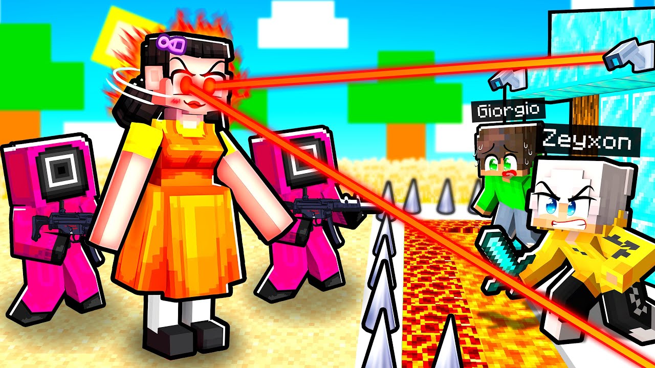 SQUID GAME contro la CASA PIÚ SICURA di MINECRAFT!