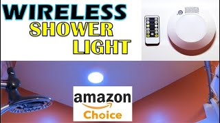 BEST Wireless Bathroom Ceiling Light from AMAZON