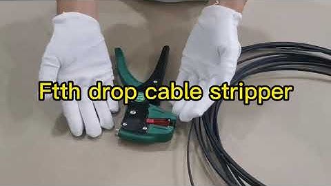 Automatic Wire Stripper and Cutter Ftth drop cable stripper