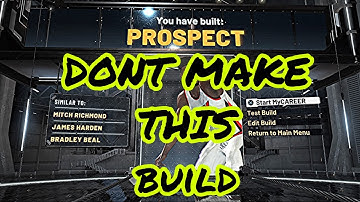 NBA 2K20 - PROSPECT SHOOTING GUARD BUILD