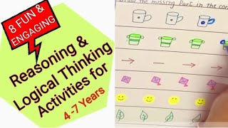 Enhance Reasoning & Logical Thinking of your Kids⏳| 8 Fun Brain Boosting Activities