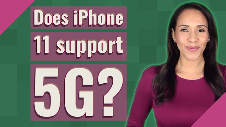 Compatibilité 5g iphone 11 pro max