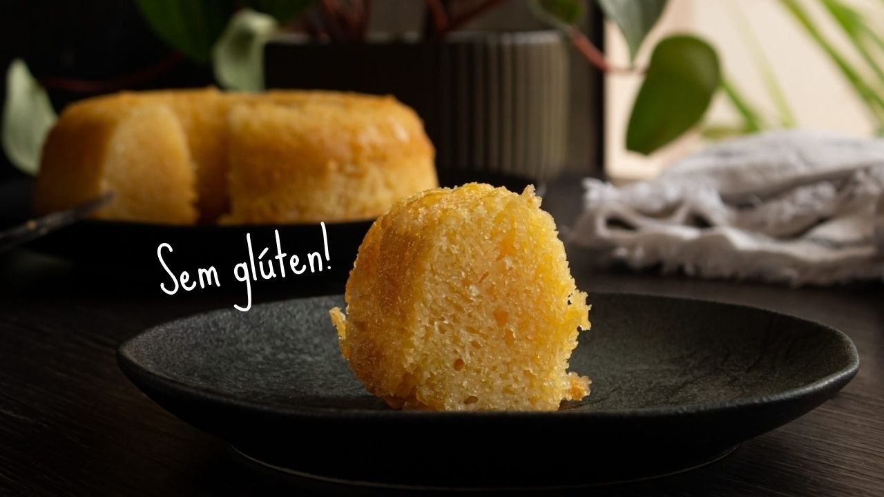 Bolo Baiano, sem glúten e com leite de coco!