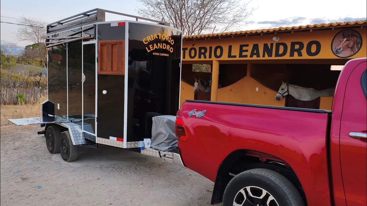 Mais um sonho Realizado, mandei fazer um Reboque todo planejado.🐎🙌