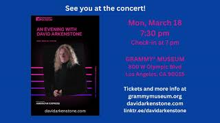 Grammy Museum, Los Angeles - David Arkenstone - March 18