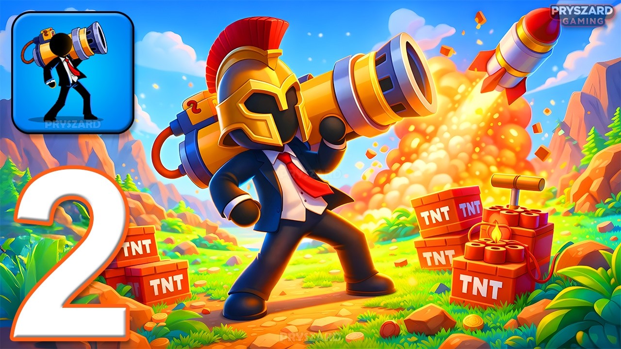 BoomZooka: Rocket Puzzles - Gameplay Walkthrough Part 2 - Level 13-16 (iOS, Android)