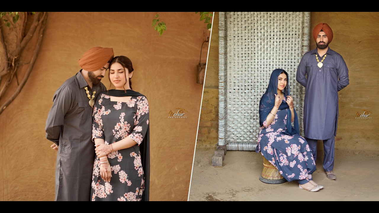 Best Pre Wedding Harmal Singh + Tanpreet Kaur Shoot By-Mehar Photography