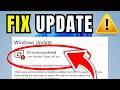 How To Fix ALL Windows Update Errors In Windows 11