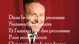 " La tendresse " de Bourvil chords