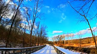 Ohio & Erie Canal Towpath Trail from Memorial Parkway to Sand Run Big Bend Area #winterwalk
