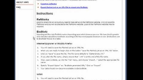 HAPI Marked Records English Tutorial
