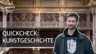 Kunstgeschichte studieren – So ist es wirklich! | QuickCheck