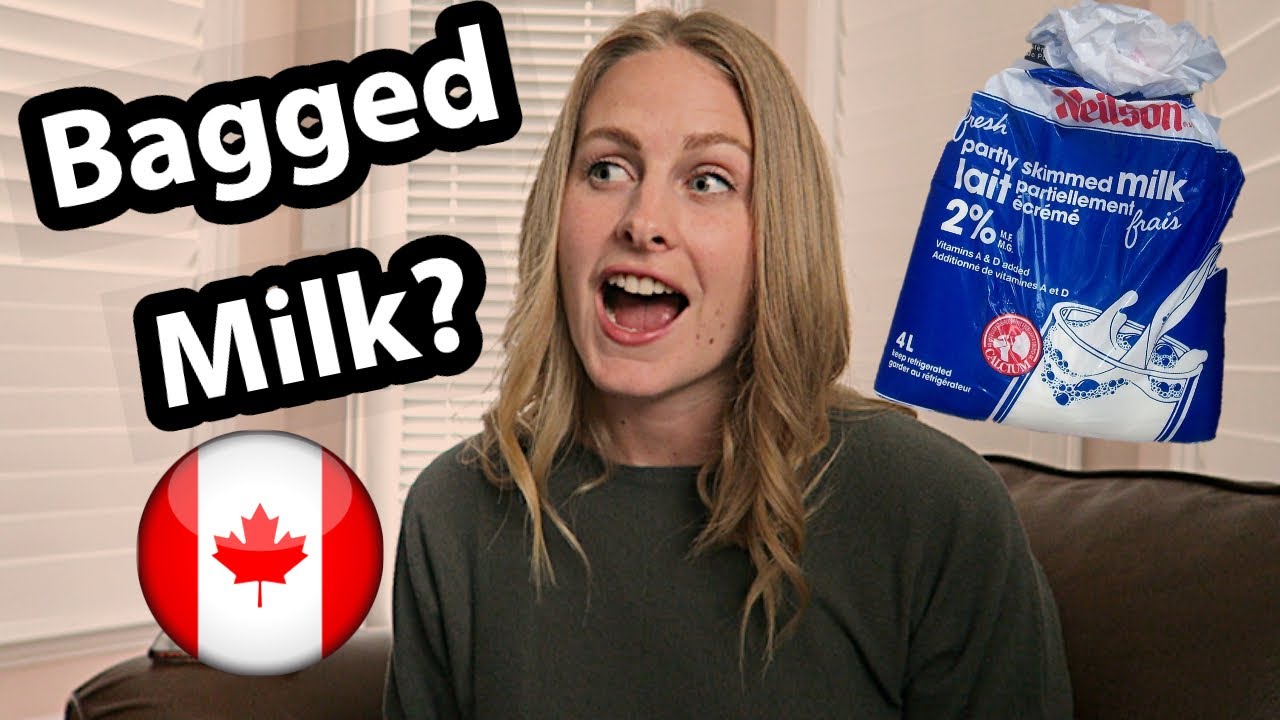 4 WEIRD Canadian Things BAGGED MILK?? YouTube