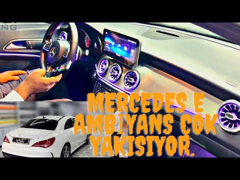 MERCEDES CLA KOMPLE AMBİYANS VE MULTİMEDİA EKRAN UYGULADIK!CELALİ TUNİNG