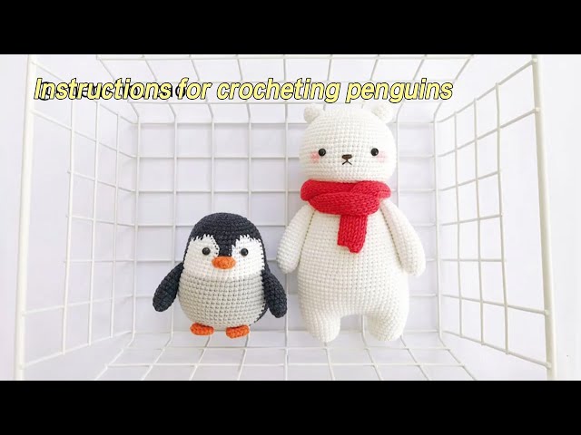 DIY Crochet Penguin - How to Crochet Feathers McGraw from Wallace and  Gromit (Step by Step Tutorial) 