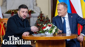 Zelenskyy hails unity of Ukraine and Poland after EU’s €90bn loan