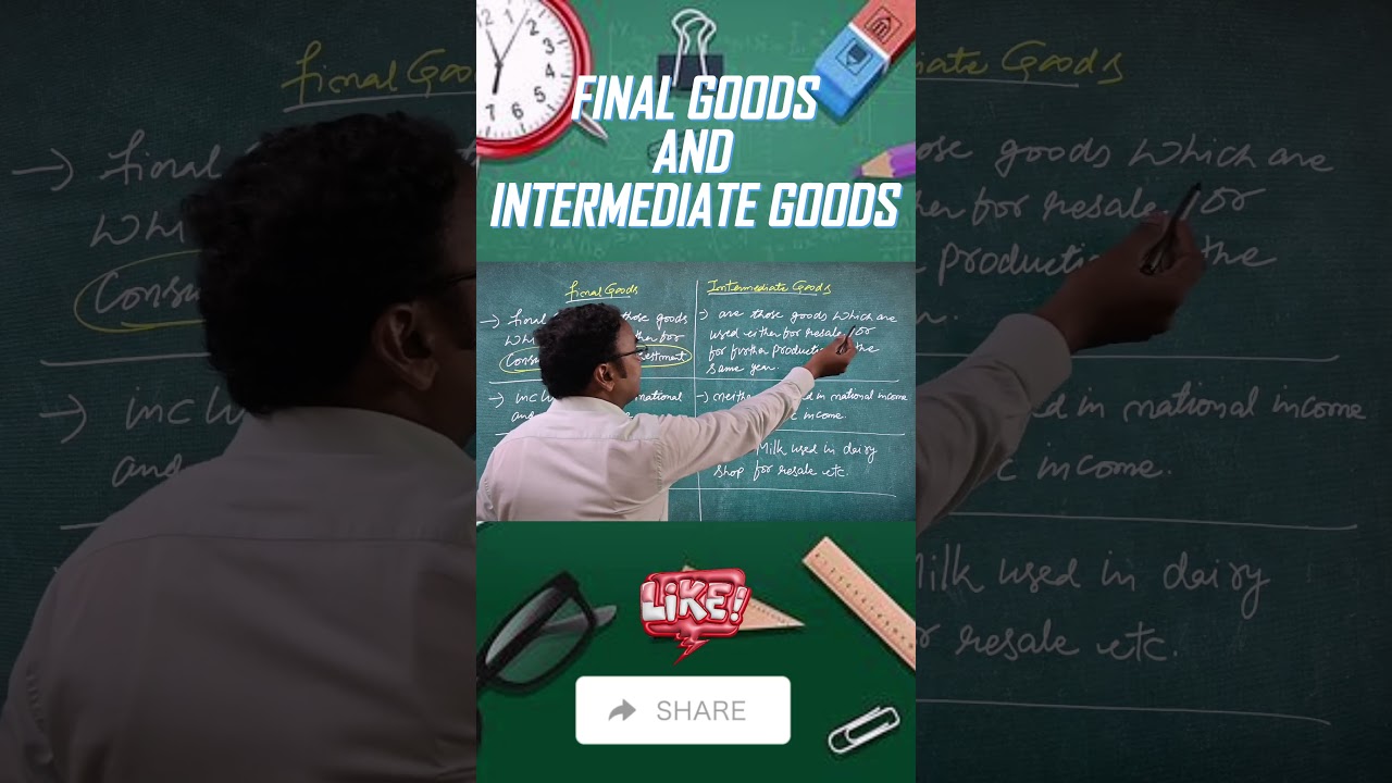 Final Goods vs Intermediate Goods - Short & Smart!