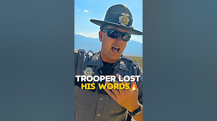 The trooper tried to assert authority but froze when asked to quote the law 🔥