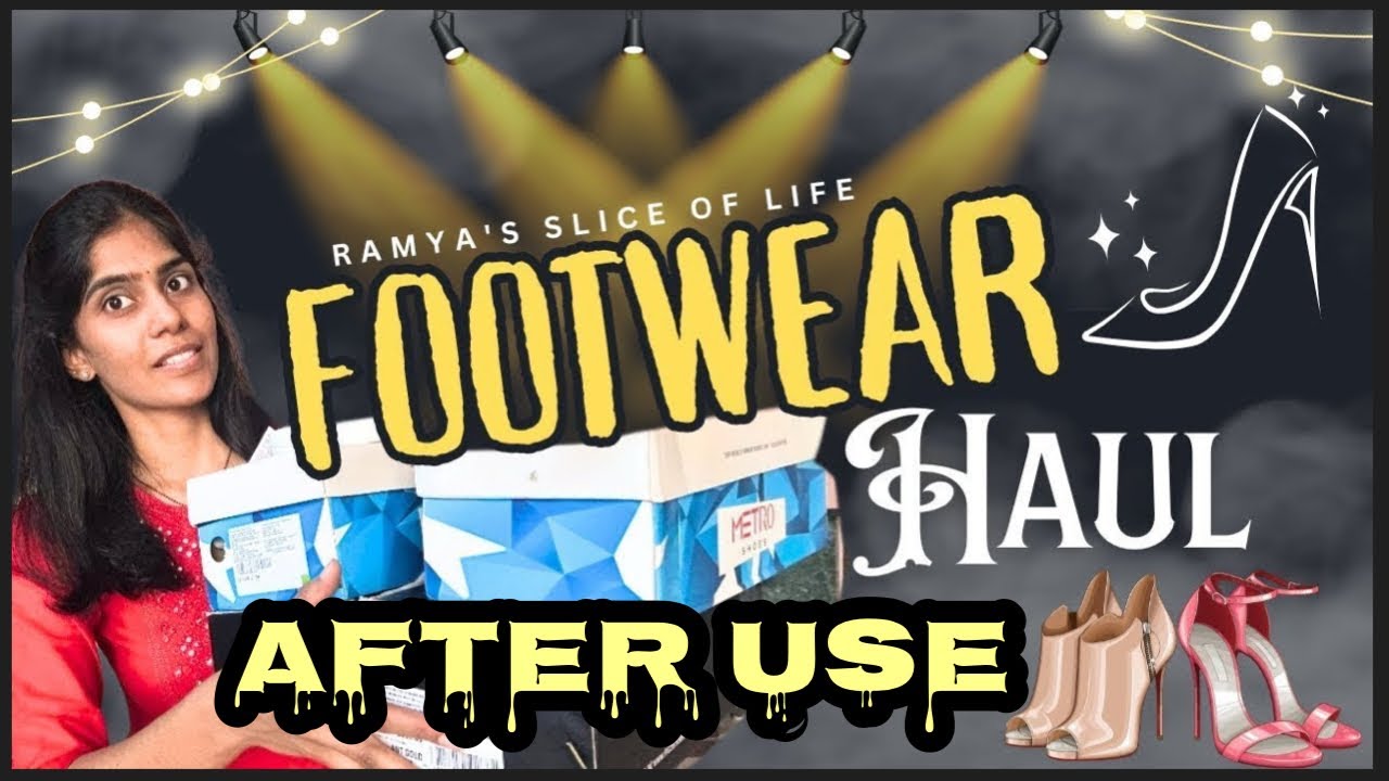 After use footwear collection for women|Mochi|bata|Crocs|skechers|zouk|Footwear haul|Ramya|amazon.
