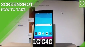 How to Take Screenshot on LG G4c / Capture Screen