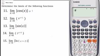 LIMITS OF TRANSCENDENTAL FUNCTIONS | BASIC CALCULUS MODULE 3 What I know