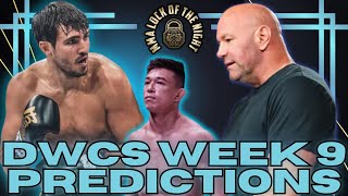 Dana White's Contender Series 2024 Week 9 Predictions