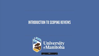 Introduction to Scoping Review