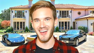 Как Живёт Pewdiepie (Пьюдипай) И Сколько Он Зарабатывает