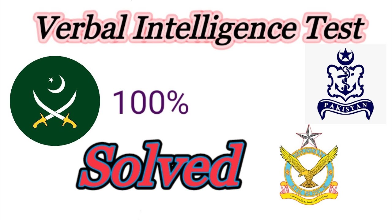 Verbal Intelligence Test verbal Tricks for verbal Verbal Test