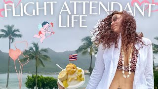 💕VALENTINES IN HAWAII // flight attendant vlog🌺