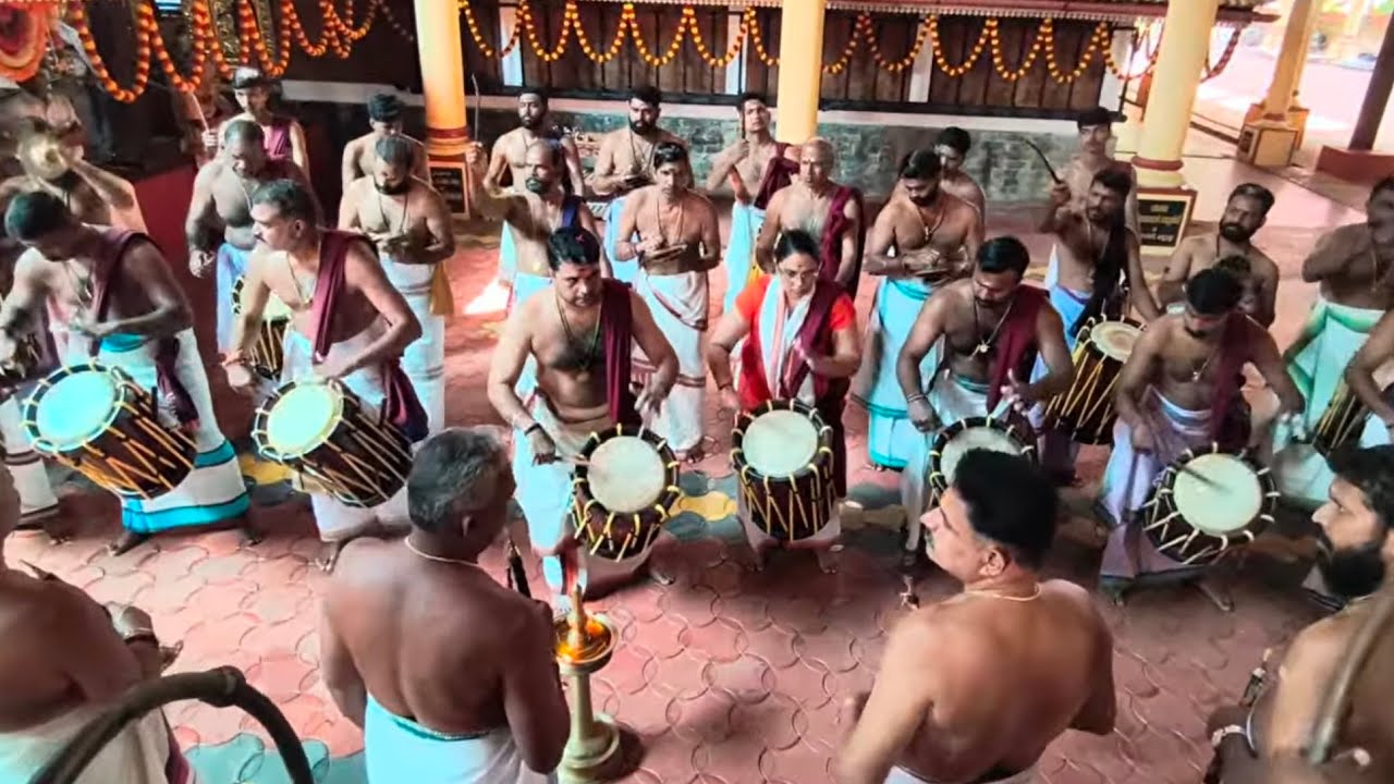 Panchari Melam (Full)  Kalamandalam Harish Marar | Kalady Sreekrishna Temple