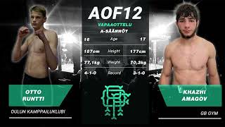 Art of fight 12 - 2. Ottelu - Runtti - Amagov