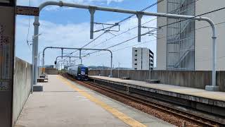 ドアラトレイン！2003fミュースカイ中部国際空港行き　りんくう常滑通過しなやかな風1コーラス？