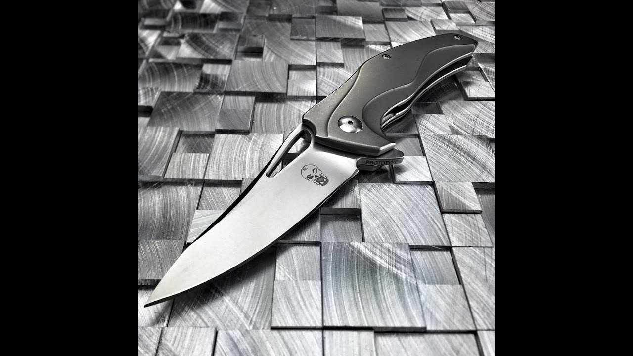 Brous Blades Exo Prototype: A new full Ti flipper from Jason Brous