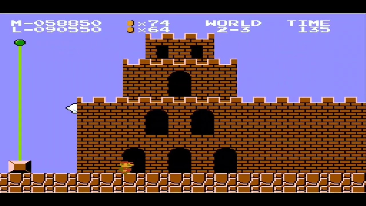 Super Mario Bros Nes 2 Players Coop Full Game
