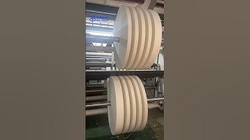 #Shorts Paper Jumbo Roll Slitter Rewinder Machine, paper roll slitting and rewinding machine