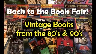 Back To The Book Fair! RARE and Vintage Books from the 80's and 90's!