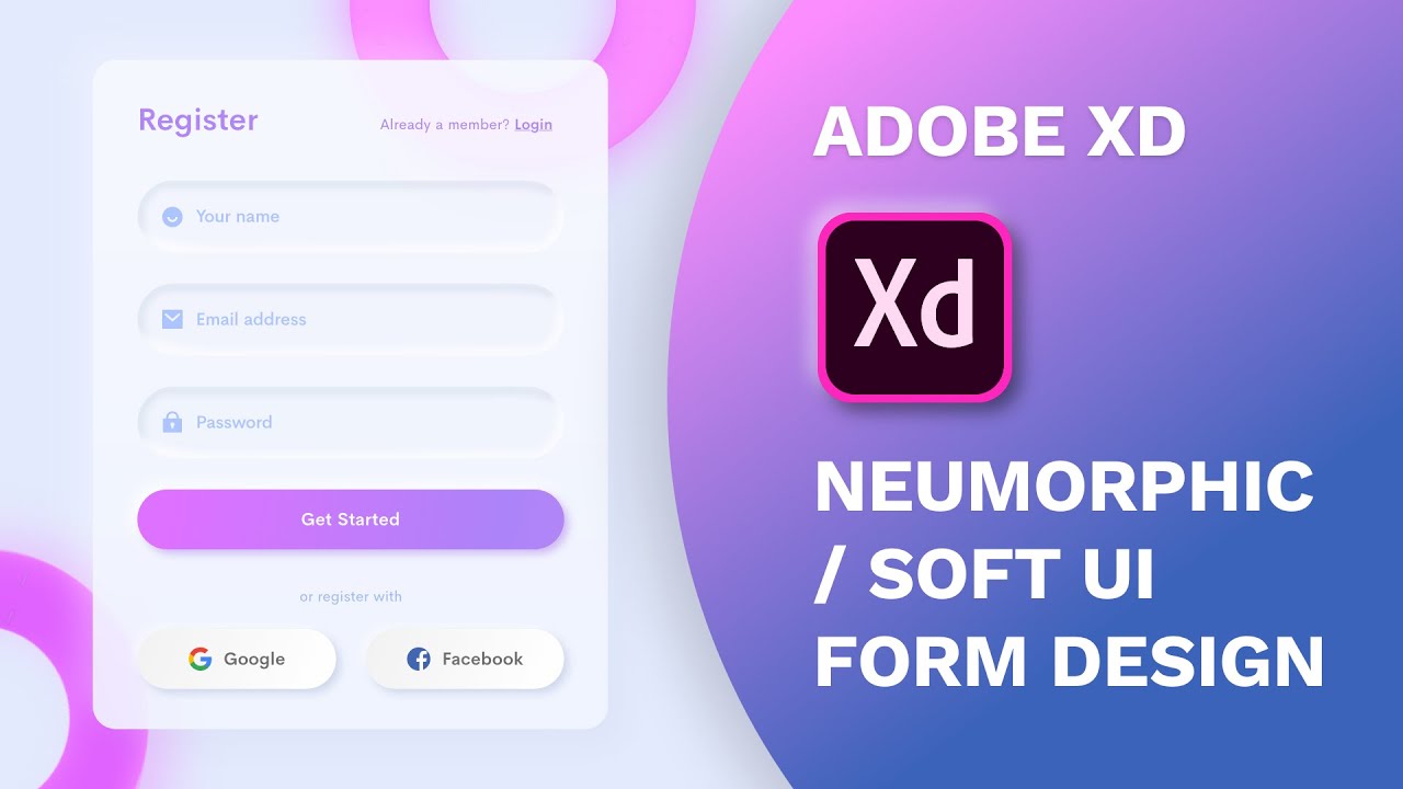 photo Neumorphic Ui Kit For Adobe Xd soft ui neumorphic form design in adobe xd design weekly