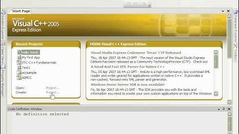 01  C++ Fundamentals 04  Testing MS Visual C++ 2005 Express Edition
