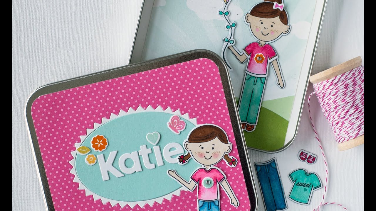 Papertrey Ink New Product Intro: Dress Up Dolls Basics + Magnetic Paper Doll How-to