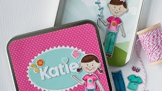 Papertrey Ink New Product Intro: Dress Up Dolls Basics + Magnetic Paper Doll How-to