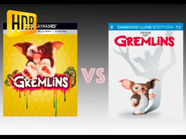 ▷ Comparison of Gremlins 4K (4K DI) HDR10 vs Regular Version 