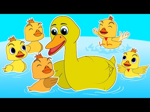 🐤 Five Little Ducks | Nursery Rhymes - Baby Songs | Princess Playtime