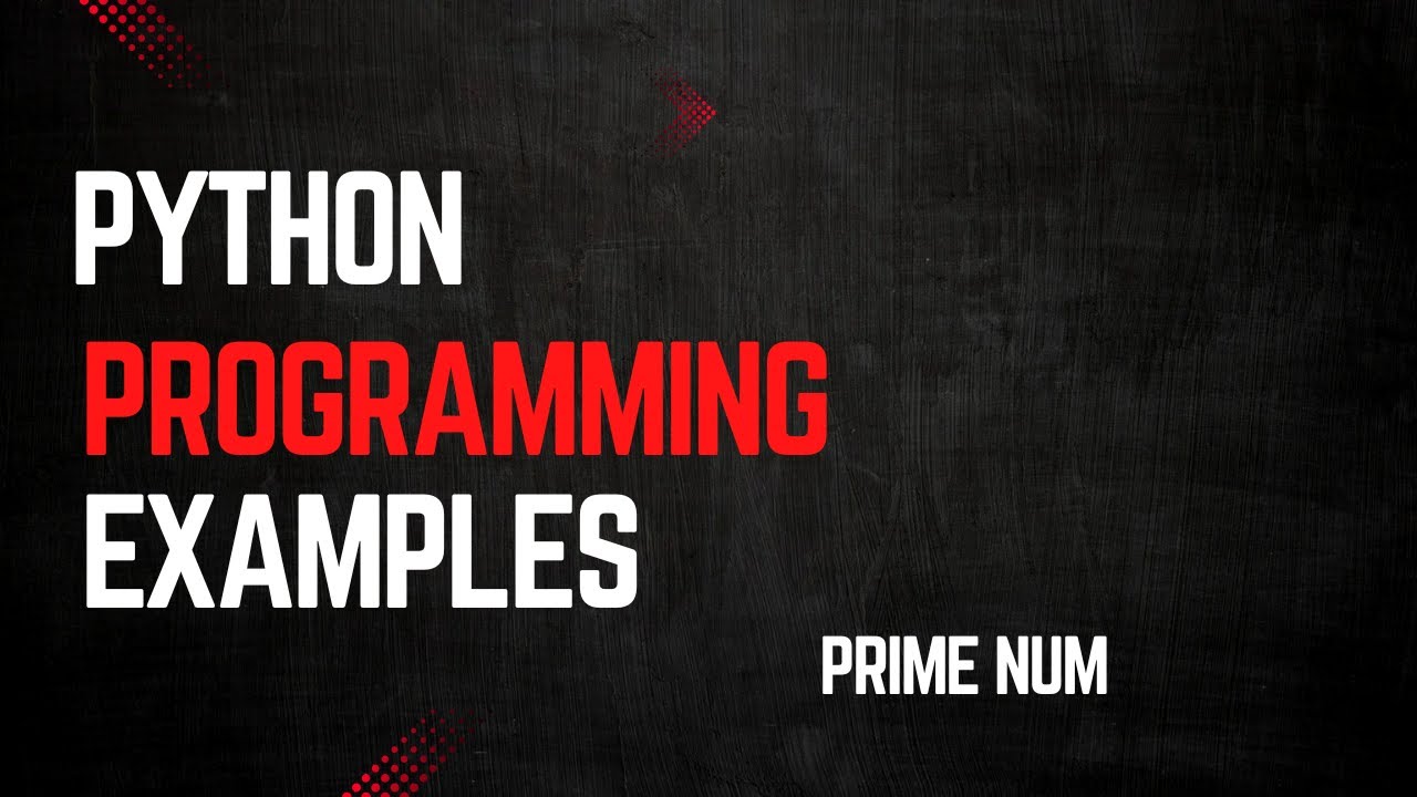Prime Number in Python | Day 2 | 100 Days Python Challenge | @Unarrow_programming_Hub 
