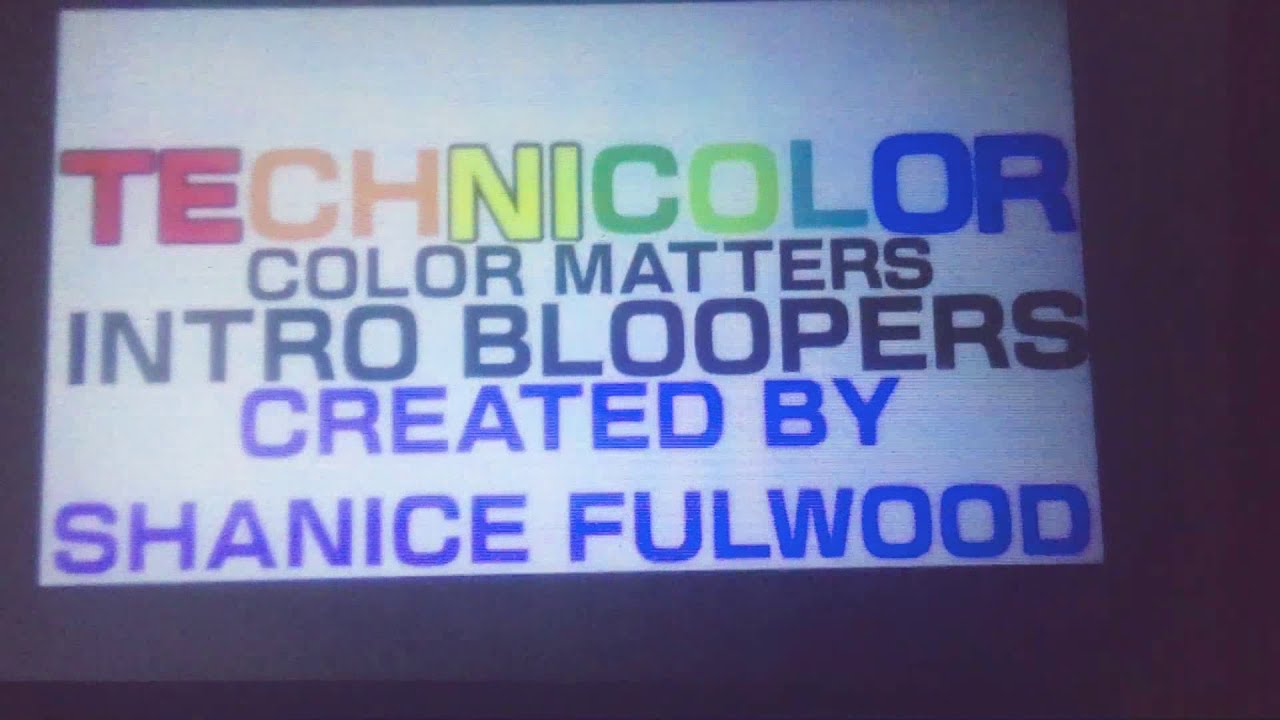 Technicolor Intro Bloopers Intro - YouTube