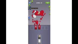 Pixel Crowd Level 25. Walkthrough Gameplay 