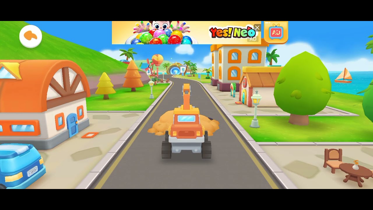 Crane Work School Bus Game