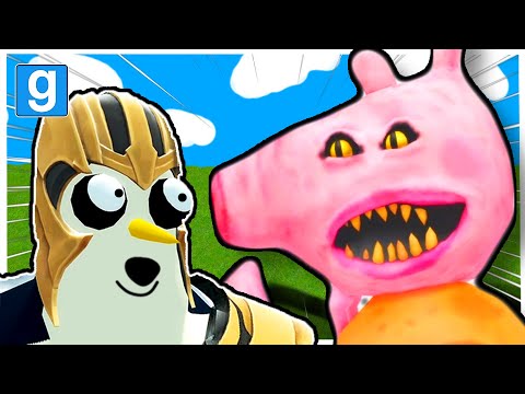 SHOOTABIRDE AND I MADE HUNGRY PIG IN GARRY'S MOD! (Garry's Mod Nextbot)